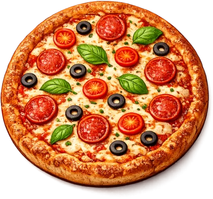 Round pizza